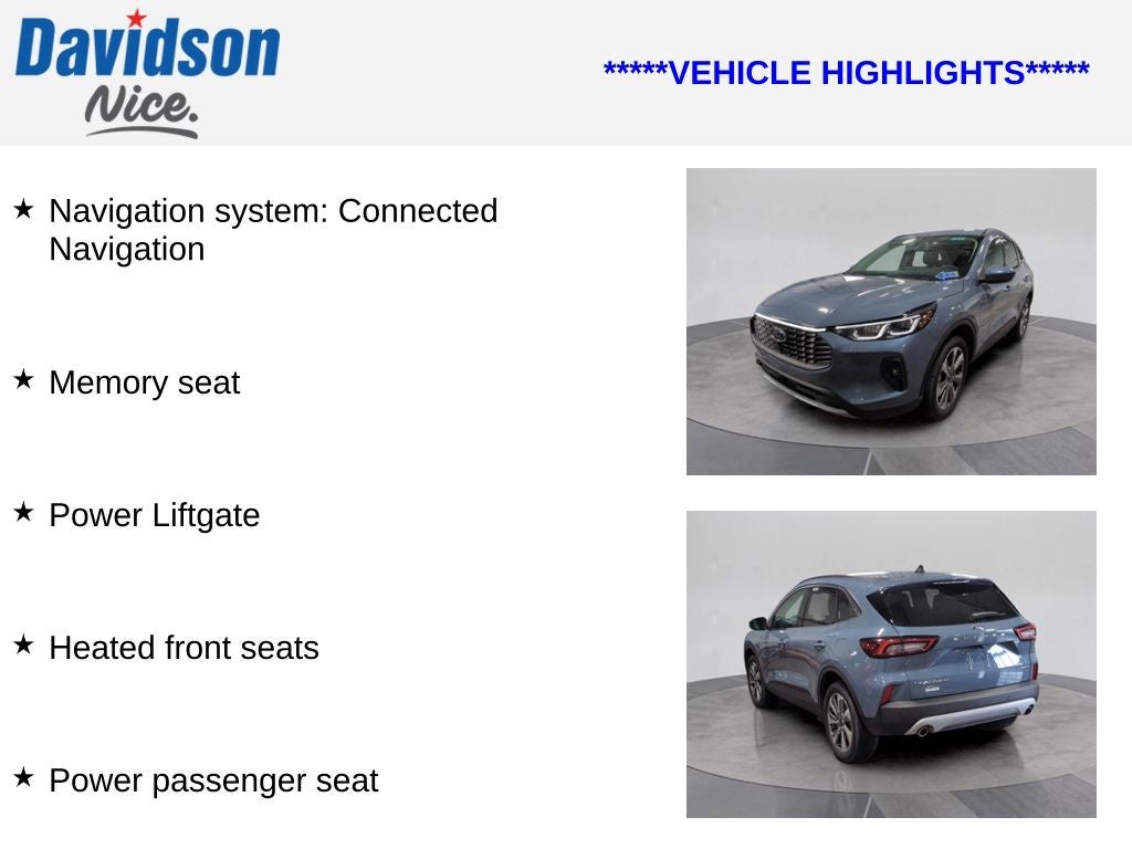 2025 Ford Escape Platinum