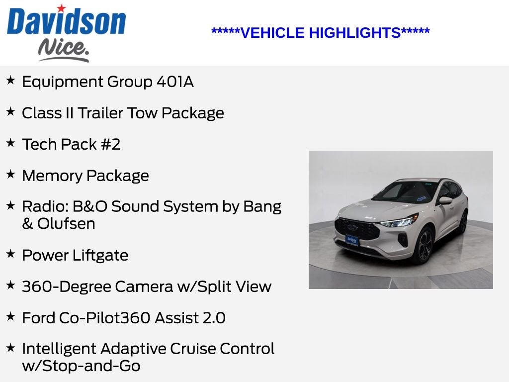 2023 Ford Escape ST-Line Select