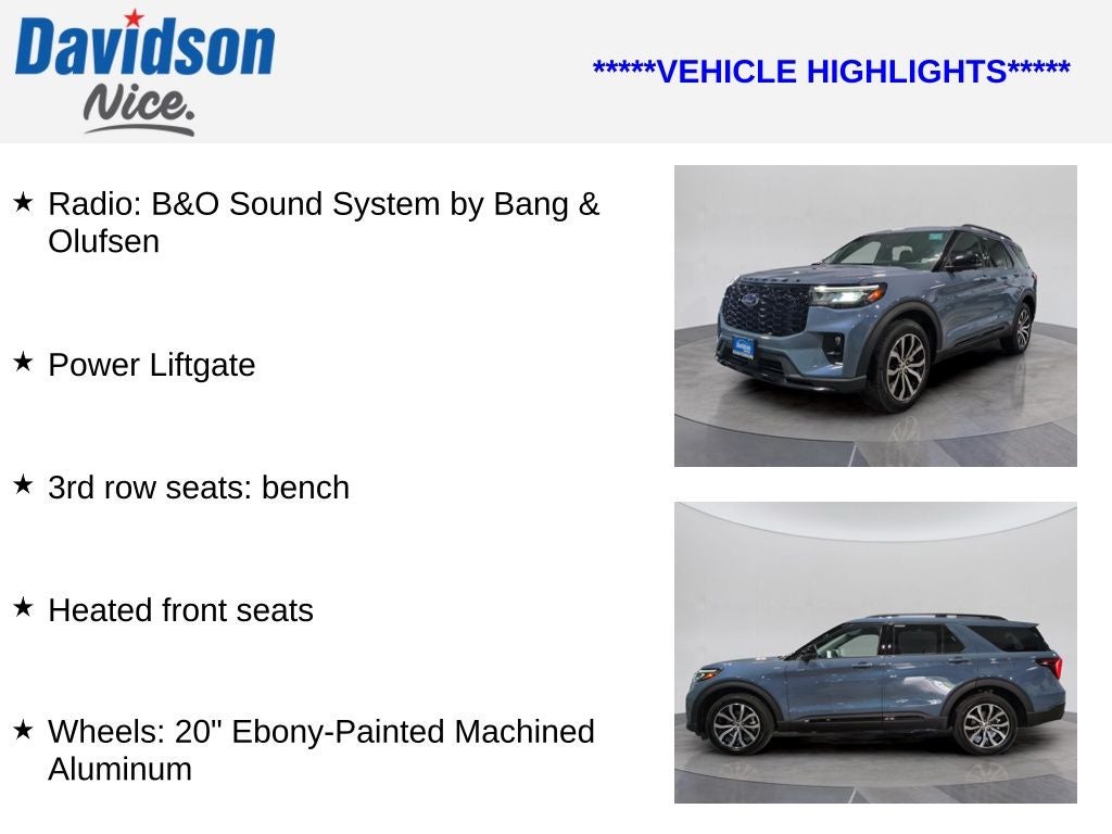 2025 Ford Explorer ST-Line