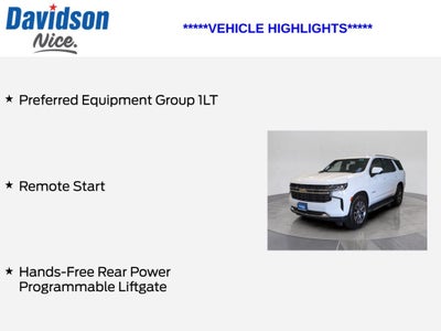 2021 Chevrolet Tahoe LT