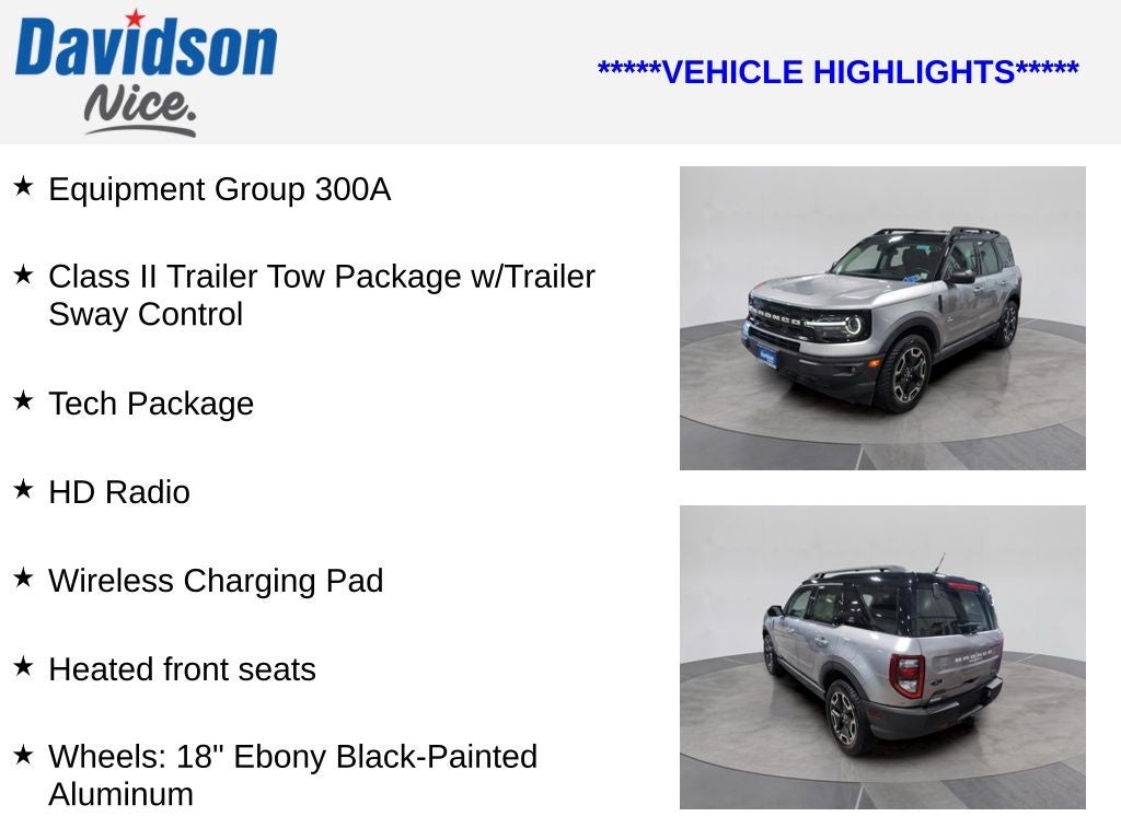 2022 Ford Bronco Sport Outer Banks