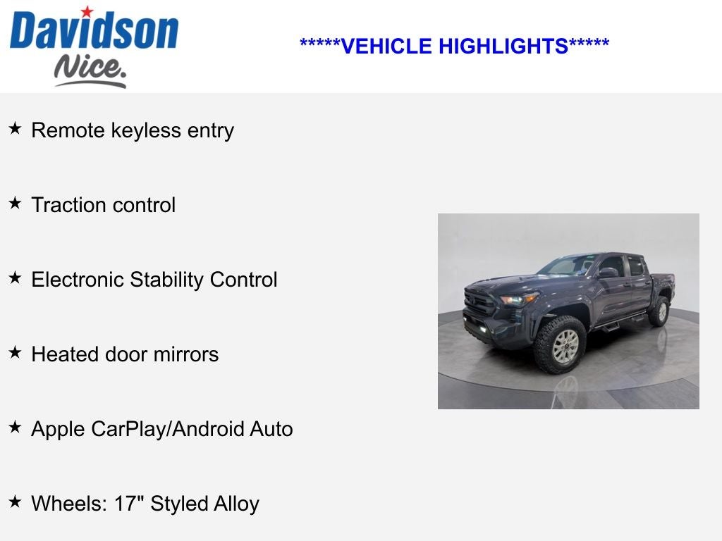 2025 Toyota Tacoma SR5