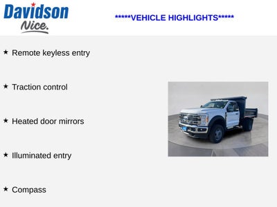 2023 Ford F-550SD Steel Dump Body DRW