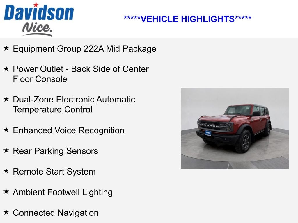 2023 Ford Bronco Big Bend