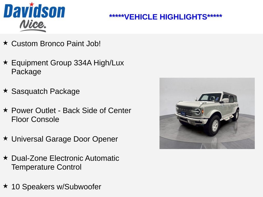 2024 Ford Bronco Badlands