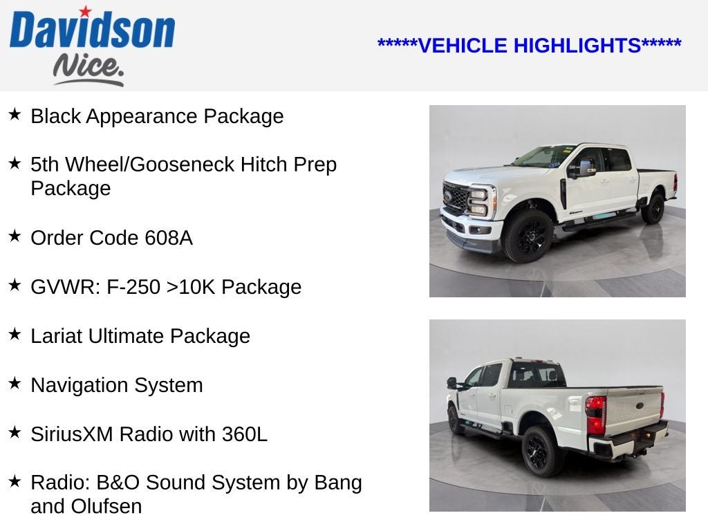 2025 Ford F-250SD Lariat