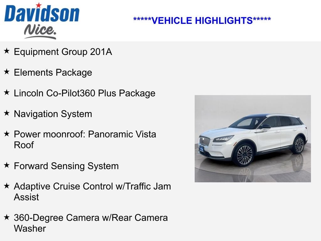 2021 Lincoln Corsair Reserve