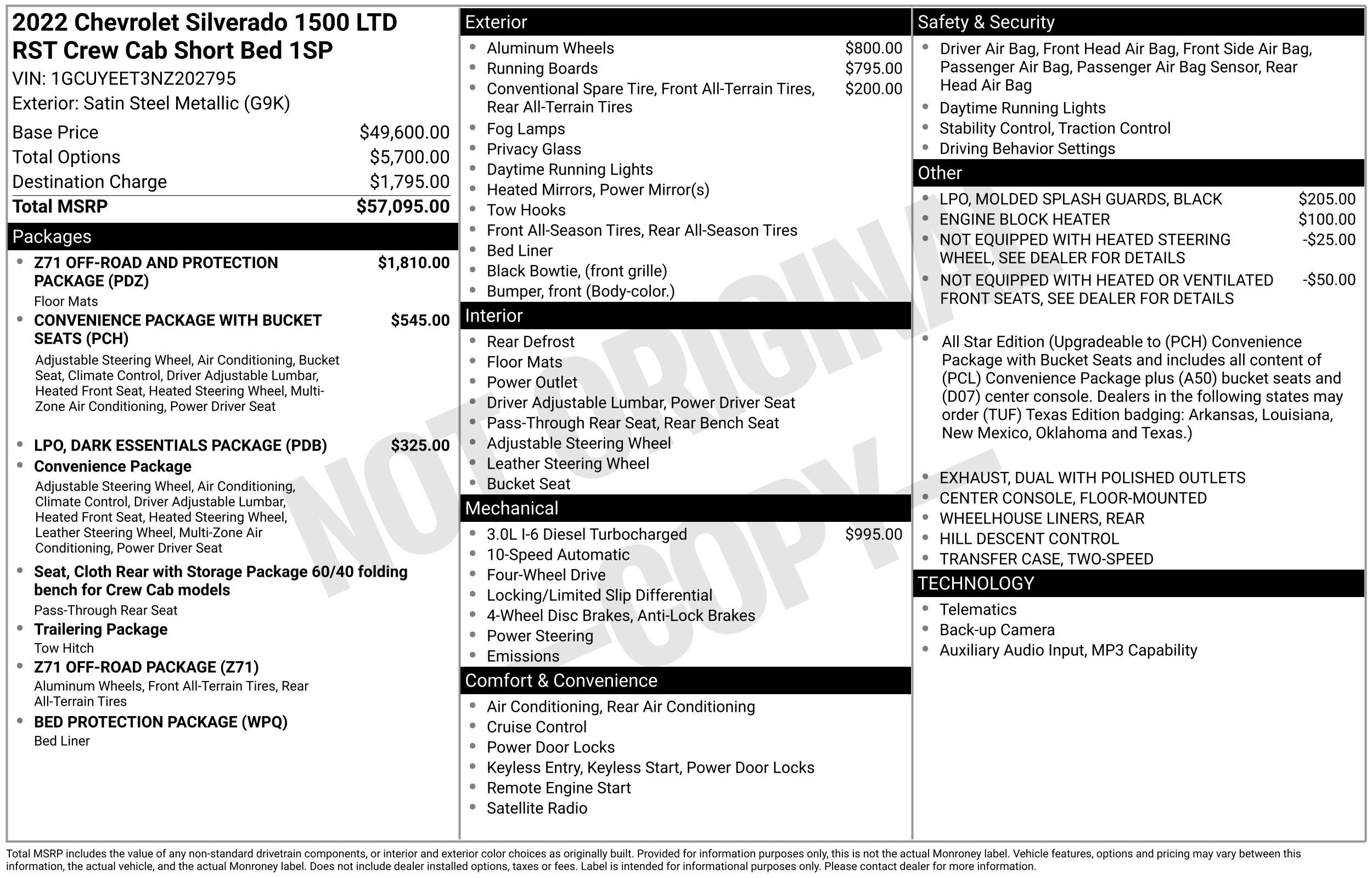 2022 Chevrolet Silverado 1500 LTD RST