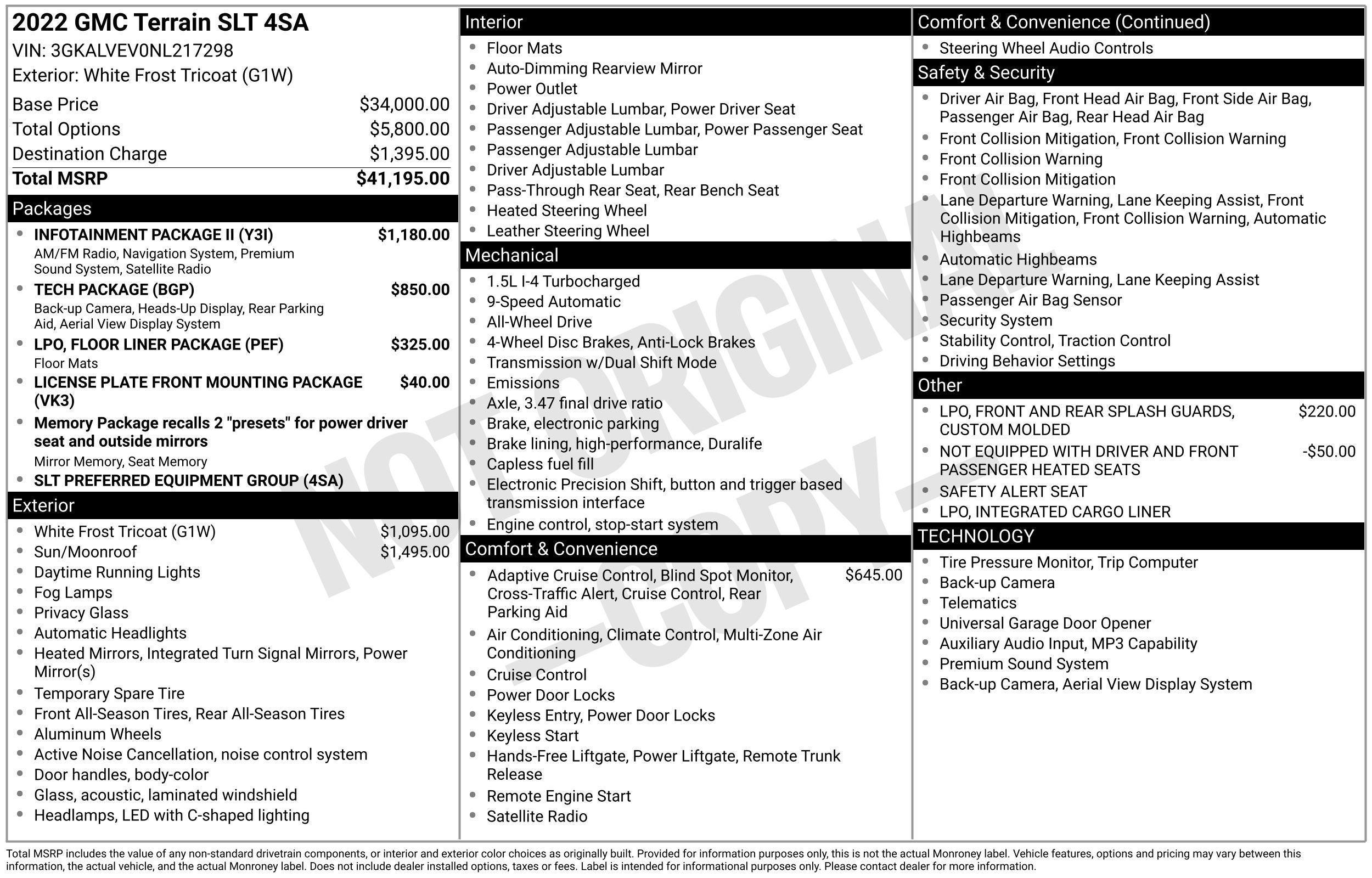 2022 GMC Terrain SLT