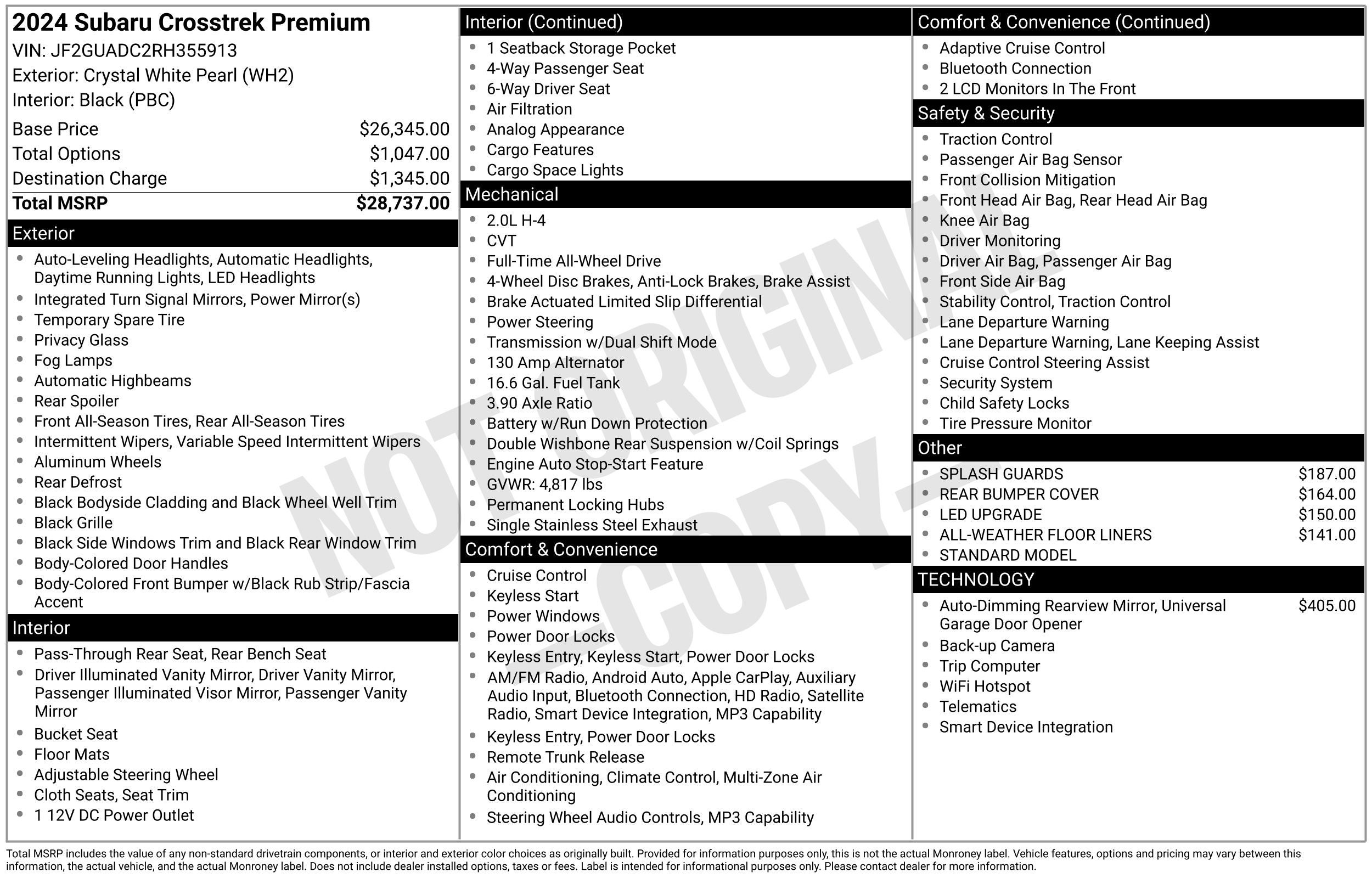 2024 Subaru Crosstrek Premium