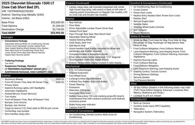 2025 Chevrolet Silverado 1500 LT (2FL)