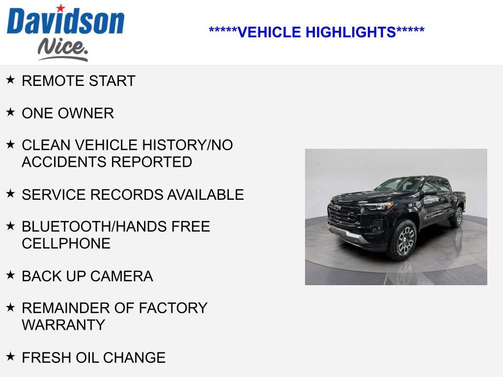 2025 Chevrolet Colorado Z71