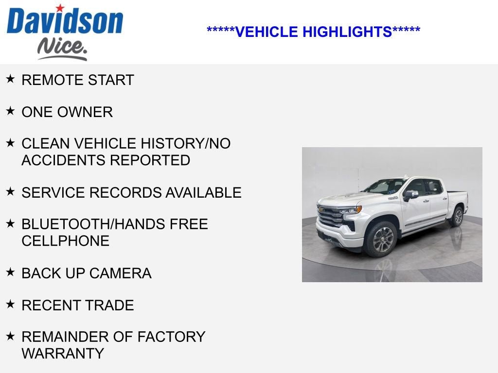 2024 Chevrolet Silverado 1500 High Country