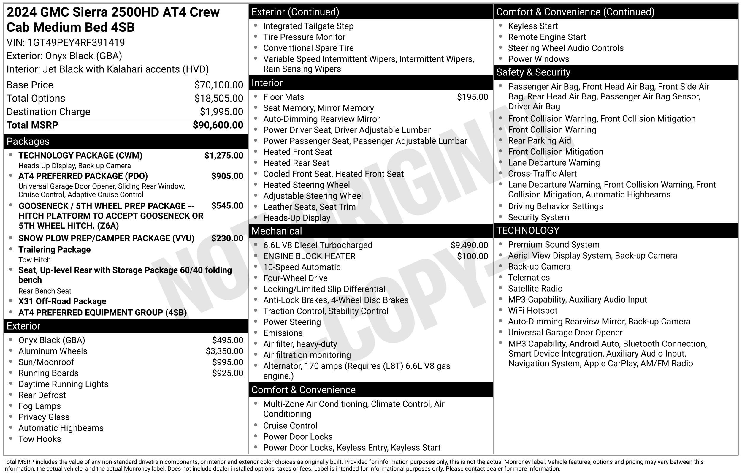 2024 GMC Sierra 2500 HD AT4