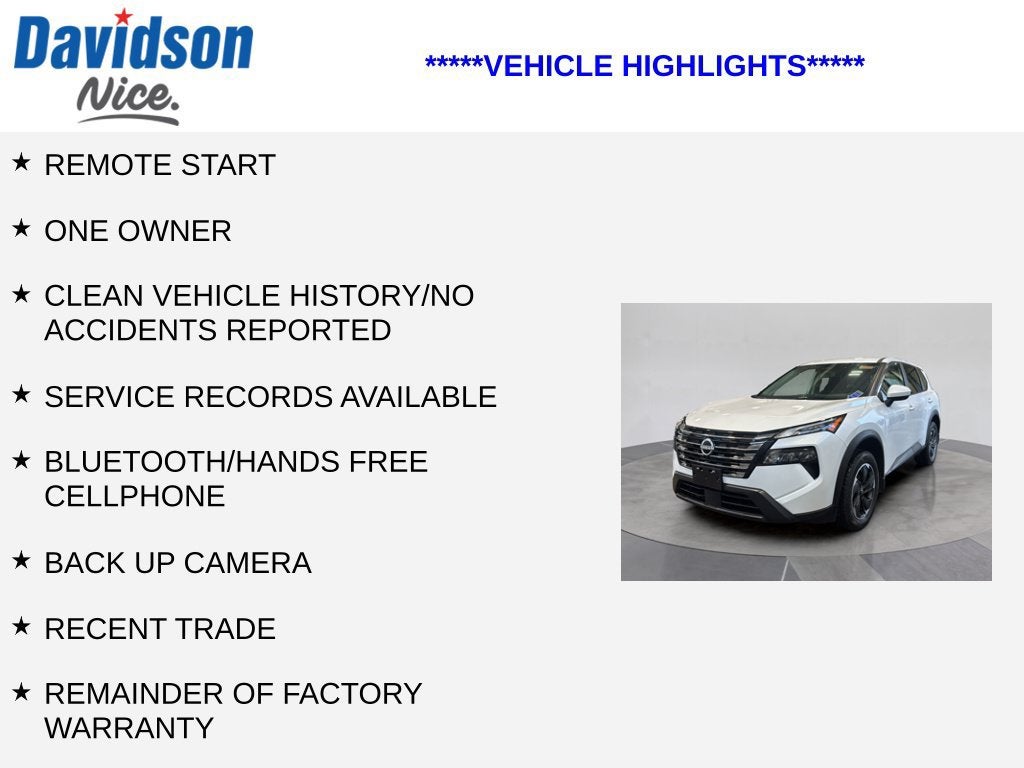 2025 Nissan Rogue SV