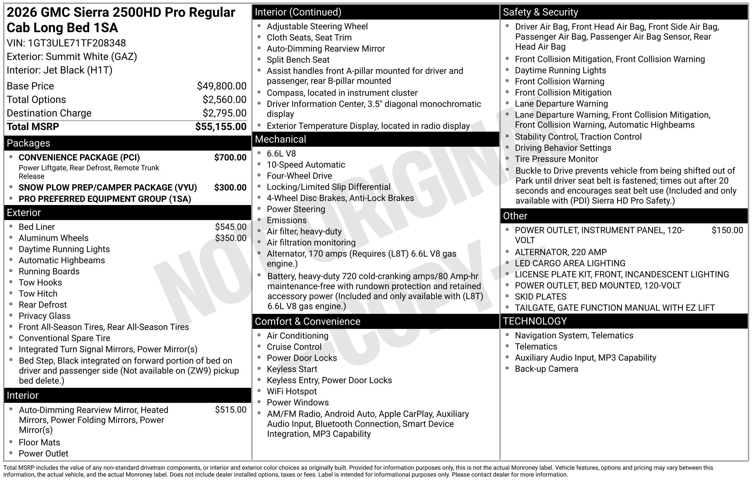 2026 GMC Sierra 2500 HD Pro