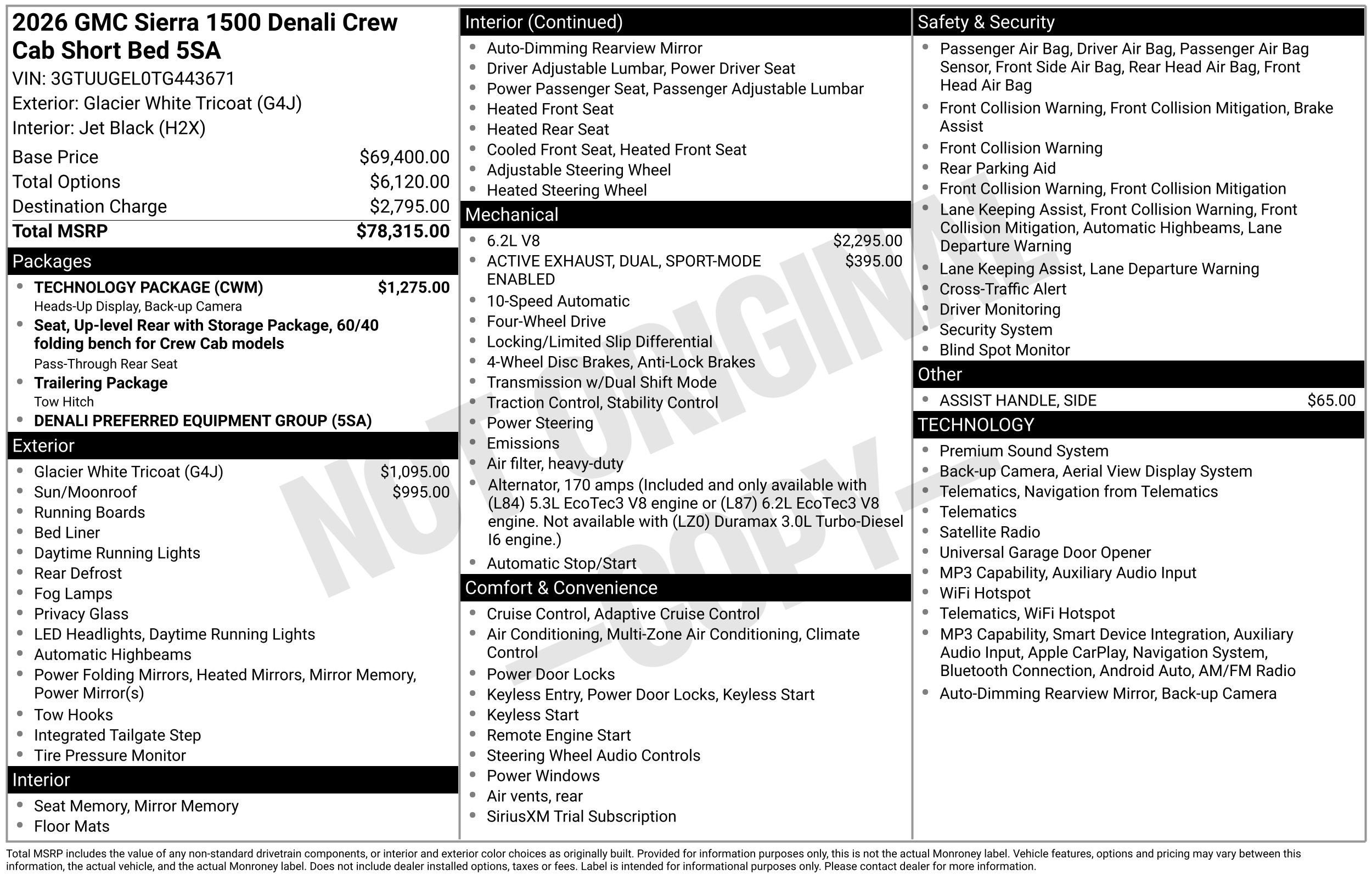 2026 GMC Sierra 1500 Denali