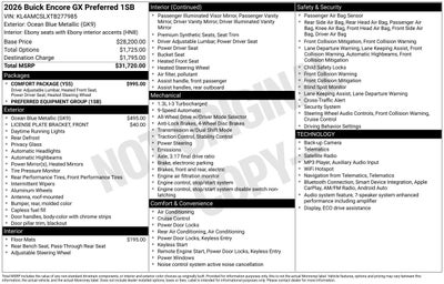 2026 Buick Encore GX Preferred