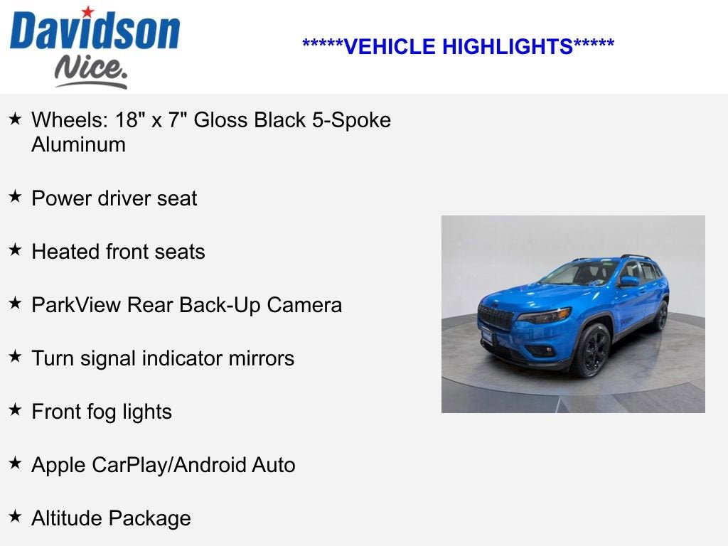 2021 Jeep Cherokee Altitude