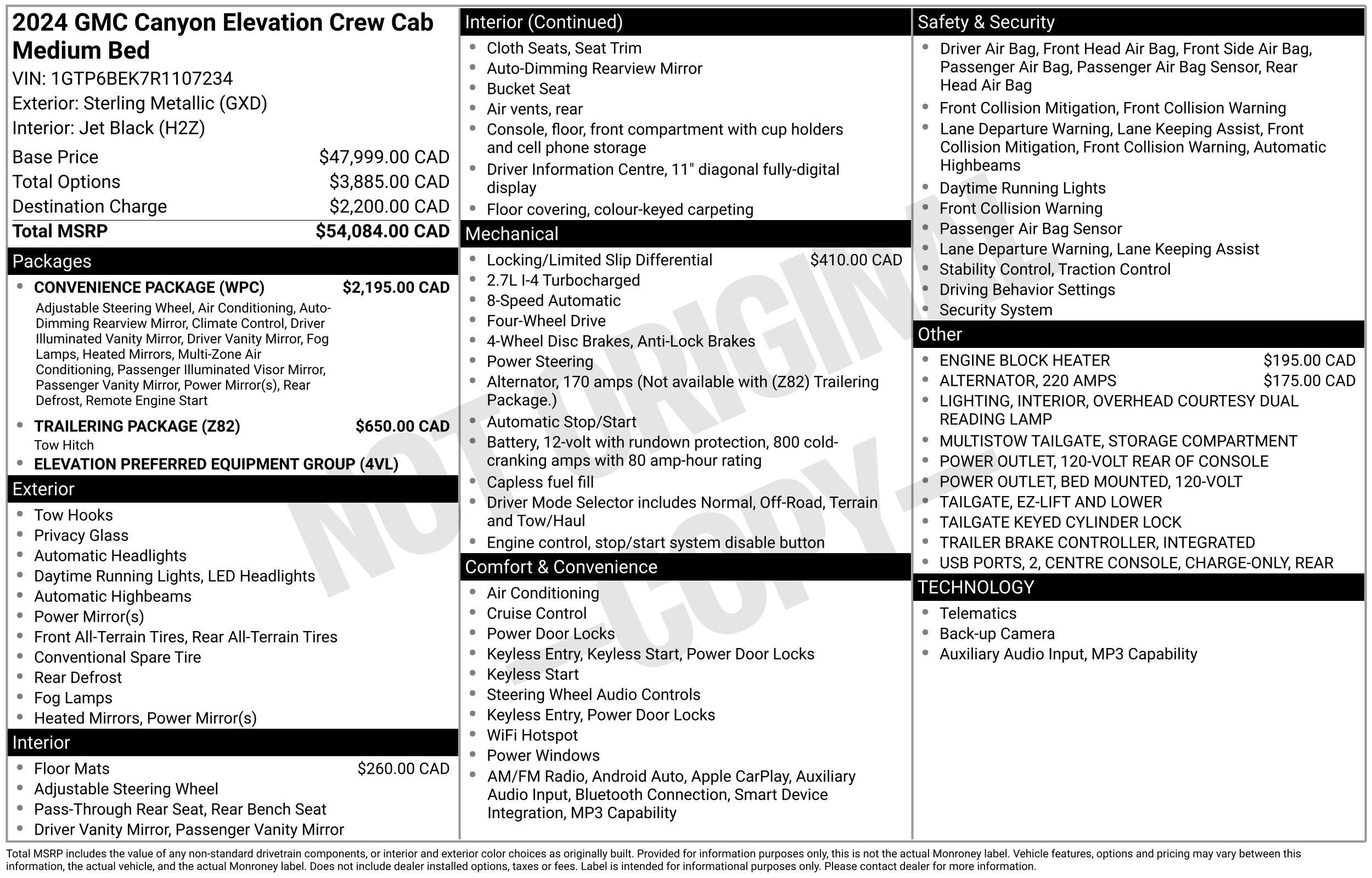 2024 GMC Canyon Elevation