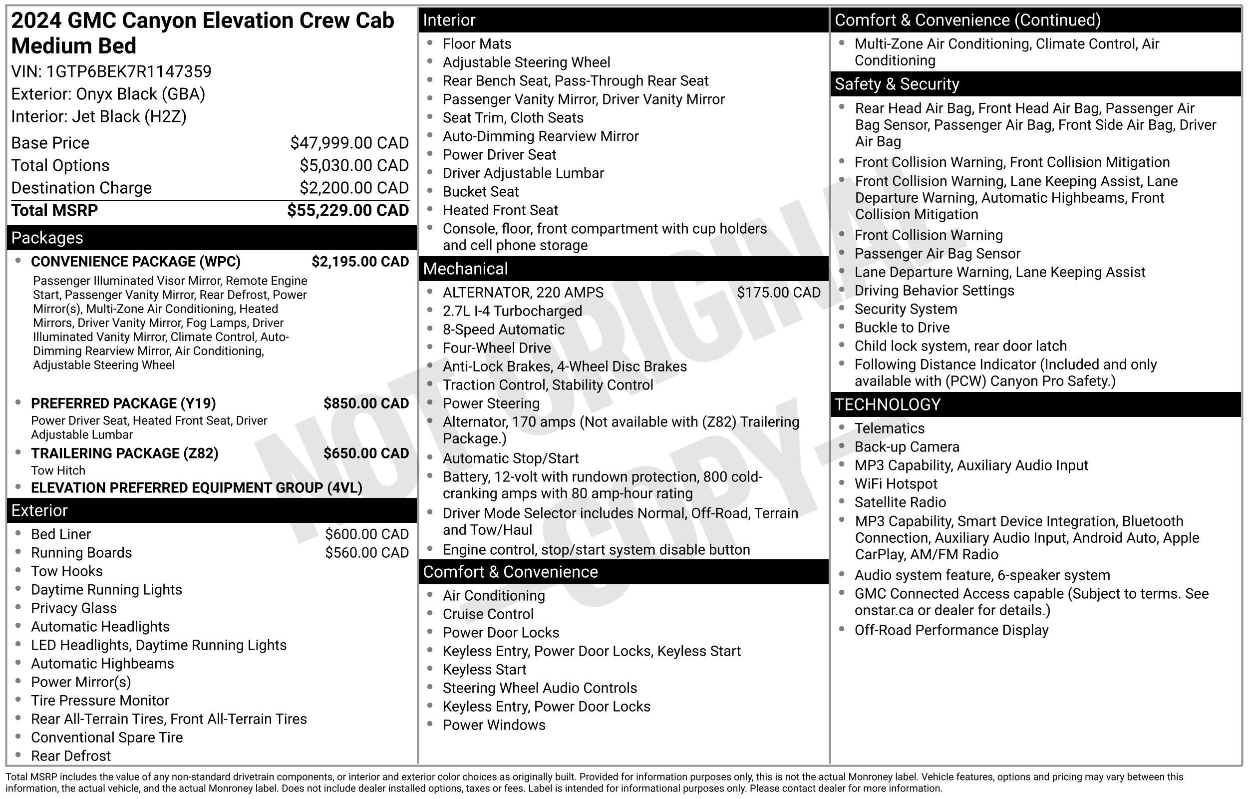 2024 GMC Canyon Elevation