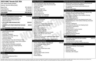 2023 GMC Terrain SLE