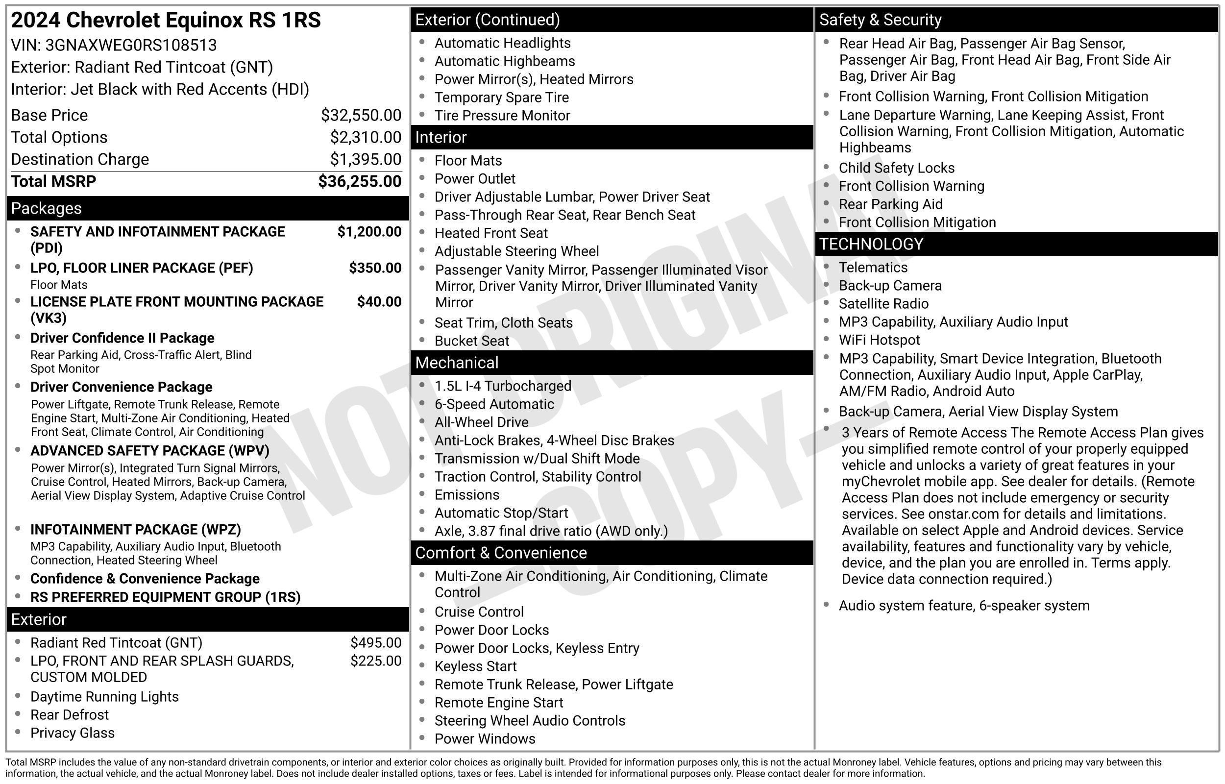 2024 Chevrolet Equinox RS