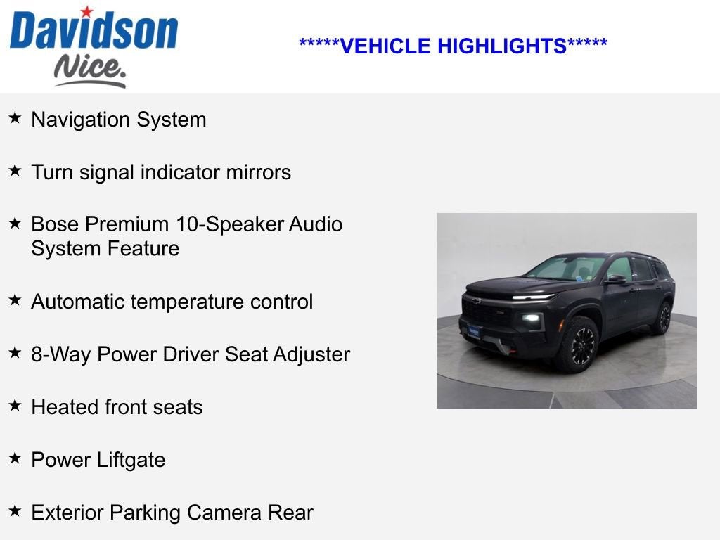 2024 Chevrolet Traverse Z71