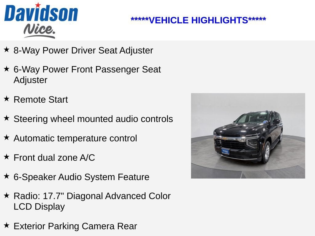 2025 Chevrolet Tahoe LS