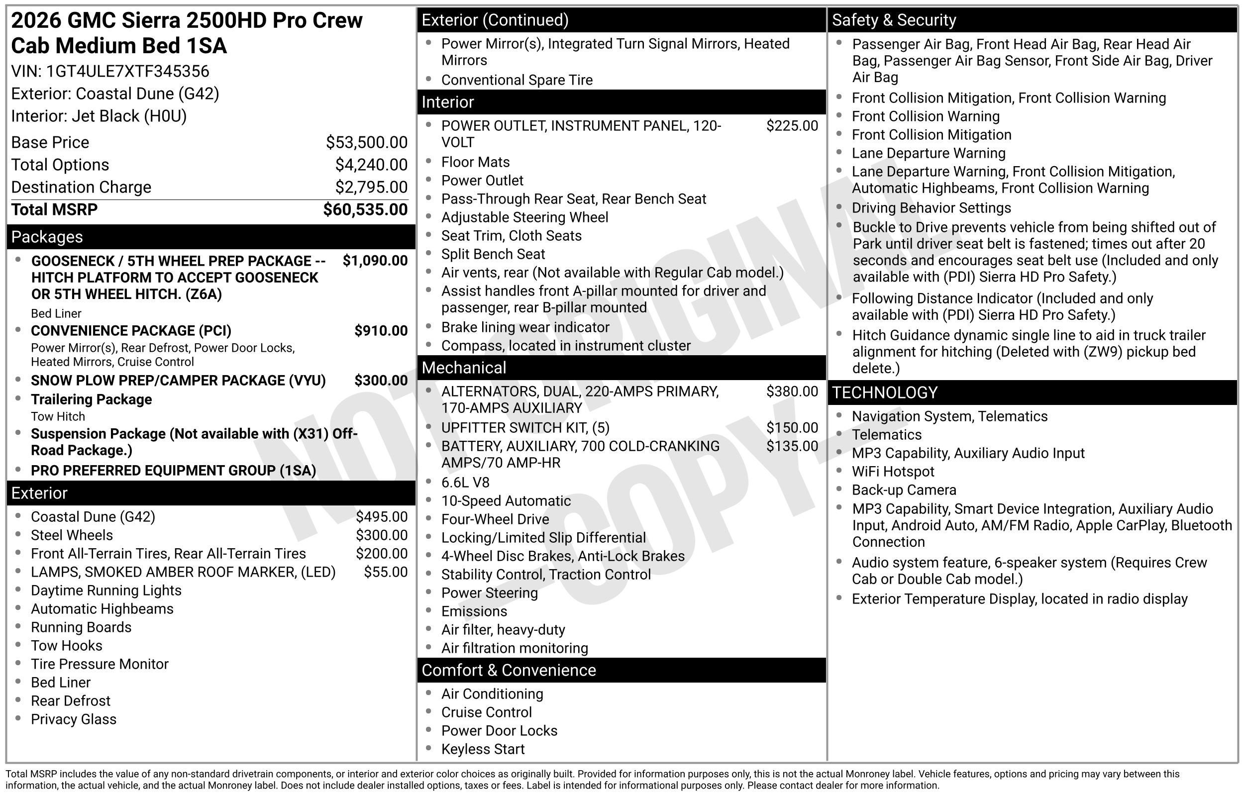 2026 GMC Sierra 2500 HD Pro