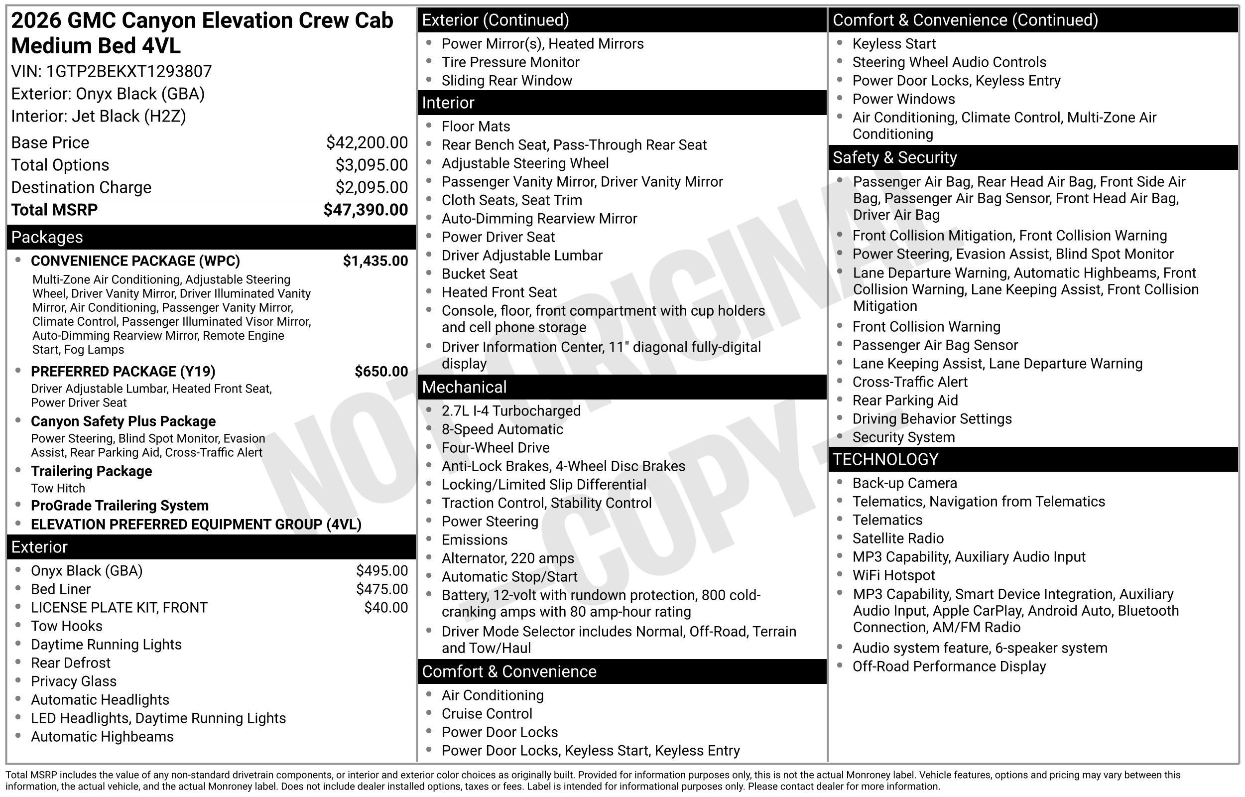 2026 GMC Canyon Elevation