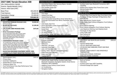 2027 GMC Terrain Elevation