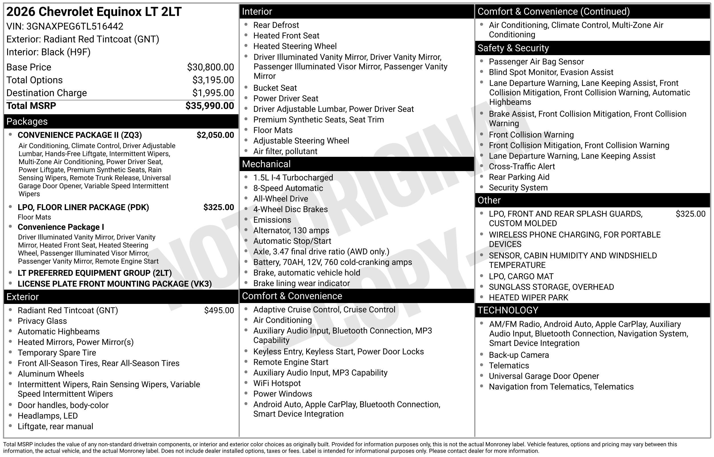 2026 Chevrolet Equinox LT