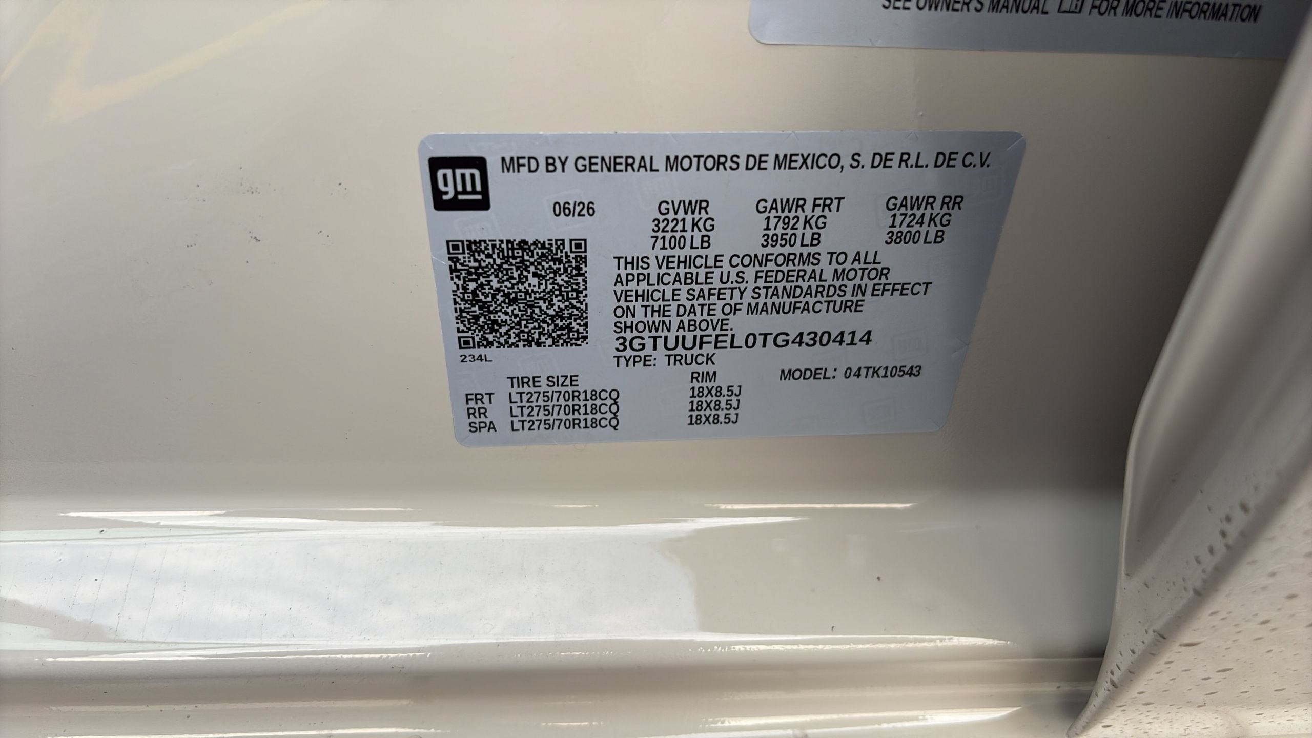 2026 GMC Sierra 1500 AT4X